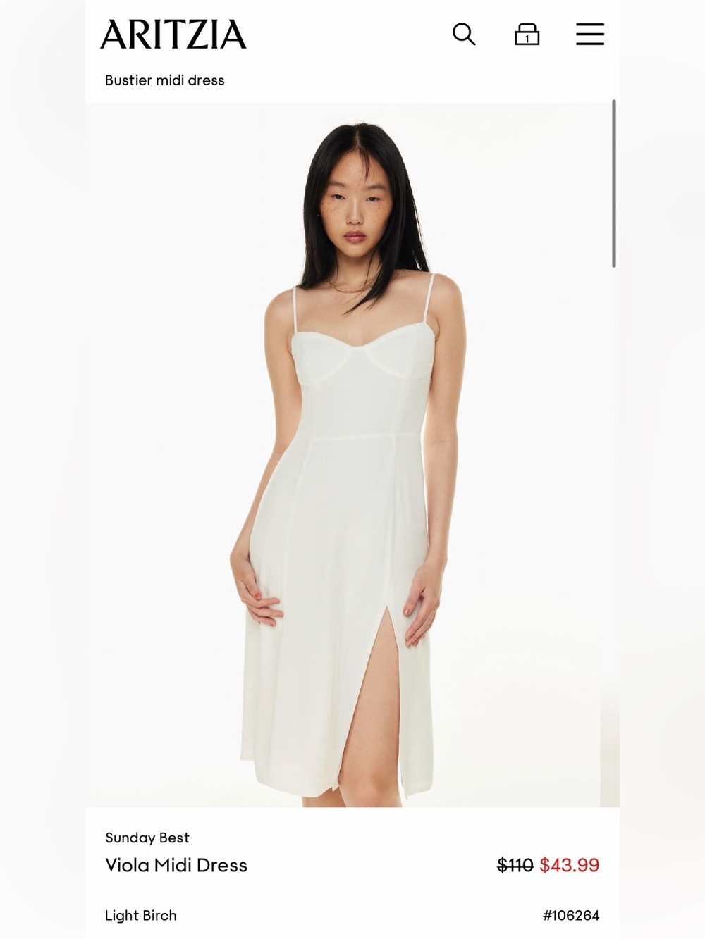 Sunday Best Viola Midi Dress Size Medium